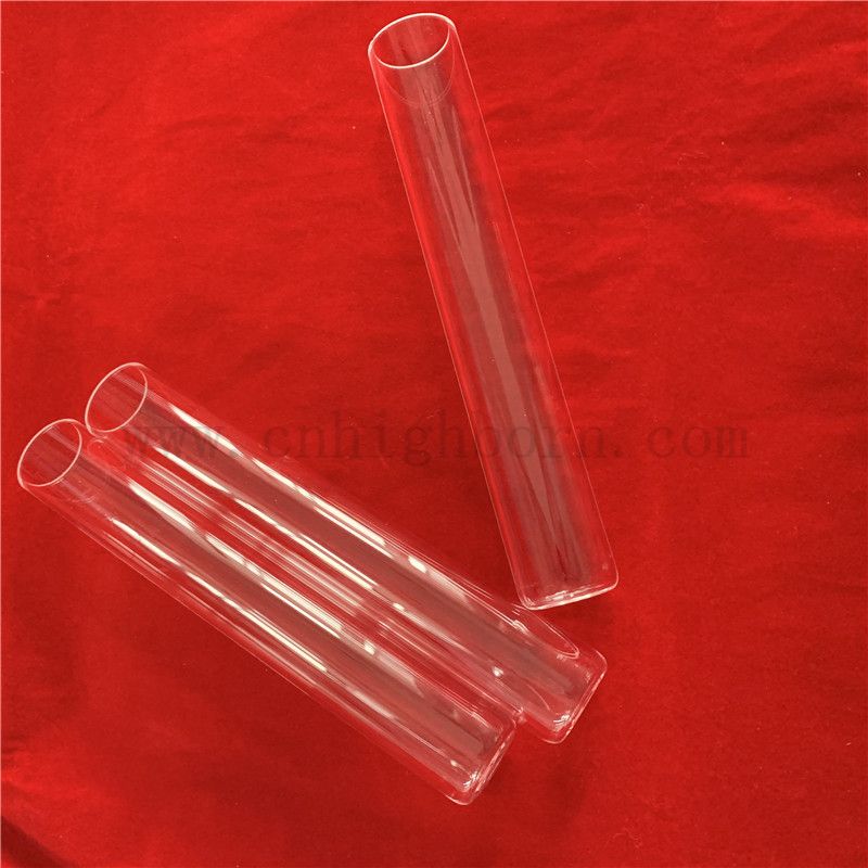 Heat Resistance Transparent UV Quartz Fused Silica Glass Sleeve With