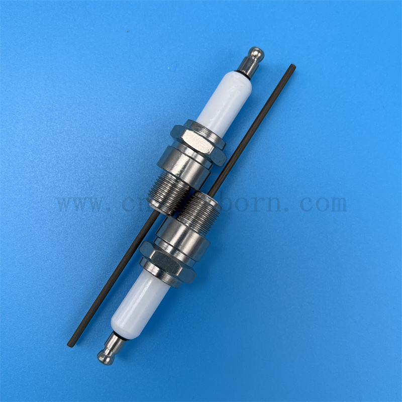 Glazed Alumina Spark Plug Customized Al O Electrode Ignition Buy