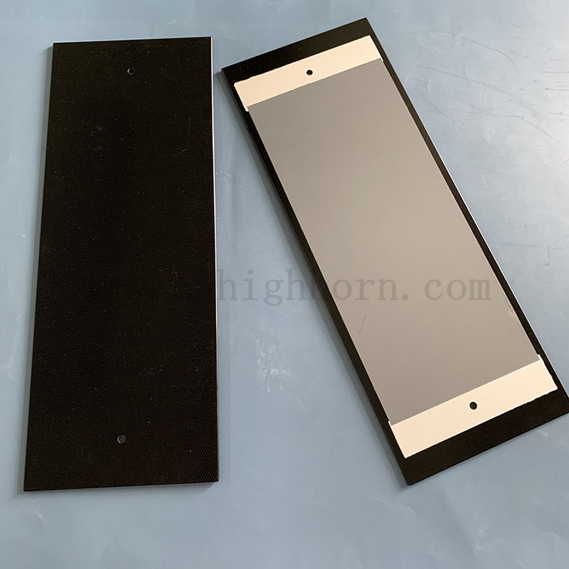 Customized High Efficiency Black Ceramic Glass Sheet Rectangular Ceramic Glass Farinfrared