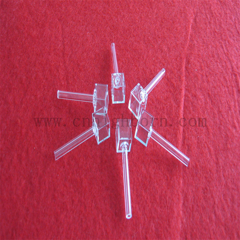 Laboratory Quartz Atomic Gas Chamber Cuvettes Glass Quartz Cuvette